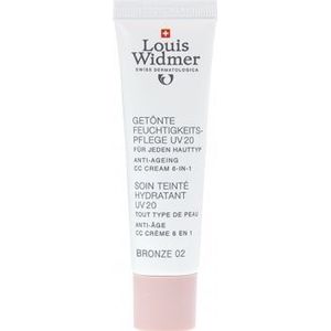 Louis Widmer Crème Dermocosmetica Gezicht CC Cream Getinte Dagverzorging UV20