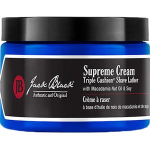 Jack Black Crème Shave Supreme Cream Triple Cushion Shave Lather