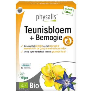 Physalis Capsules Supplementen Teunisbloem + Bernagie