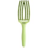 Olivia Garden Borstel Fingerbrush La Dolce Vita Boar & Nylon Green Pistachio 1St
