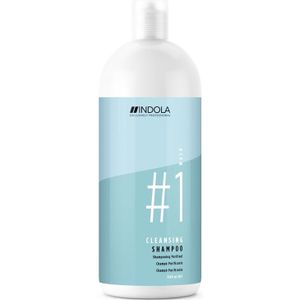 Indola Cleansing Shampoo 1500ml - Normale shampoo vrouwen - Voor Alle haartypes
