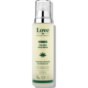 Love Ethical Beauty Skincare Gel Skin Zen Tea Tree Face Wash 100ml
