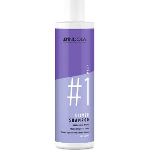 Indola Silver Shampoo 300ml - Zilvershampoo vrouwen - Voor Alle haartypes