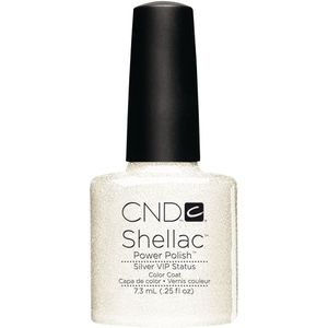 CND Nagellak Shellac Color Coat Silver Vip Status 7,3ml