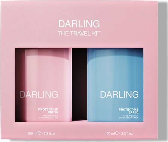 Darling - The Travel Kit - Reisformaten - 100 ml - Inclusief SPF 30 en SPF 50 zonnelotion