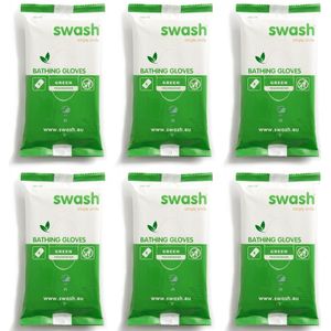 Swash - Geparfumeerd - Washandjes - Groen - 8 Stuks