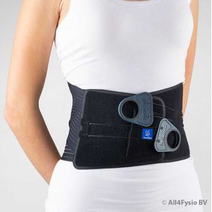 Thuasne - Lombastab - Rugbrace - Zwart - Elastisch - Hoog Draagcomfort