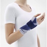 Bauerfeind ManuTrain Polsbandage - Zijde: Links - Maat: 4 (17-18 cm) - Kleur: Titaan