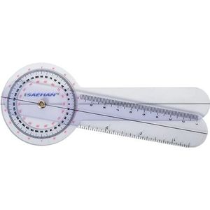 Goniometer-15 cm - gradenboog - fysiotherapie - fysiometer - inclinometer - uitslagmeter