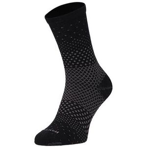 Sockwell Hielspoor sok Plantar Ease Crew Vrouw Zwart Dots