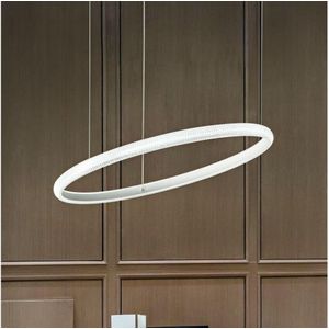 Ideal Lux - LED Hanglamp aan een koord MIRACLE LED/25W/230V diameter 40 cm CRI 90 mat chroom