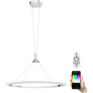 Eglo 98427 - LED RGB Dimbare hanglamp aan een koord HORNITOS-C LED/37W/230V + AB