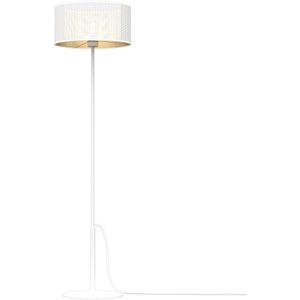 Staande lamp LOFT SHADE 1xE27/60W/230V wit/gouden