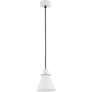 Argon 4681 - Hanglamp aan een koord BEVERLY 1xE27/15W/230V wit/glanzend chroom