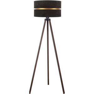 Duolla - Staande lamp DUO 1xE27/60W/230V zwart/bruin