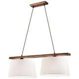 Hanglamp aan een koord AIDA 2xE27/60W/230V - FSC gecertificeerd