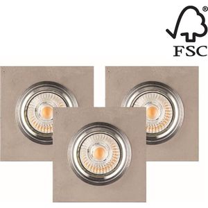 Spot-Lamp 2515336 - SET 3x LED Suspended lamp VITAR 1xGU10/5W/230V beton