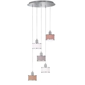 Wofi 619905019000 - Hanglamp aan koord CIARA 5xE14/28W/230V