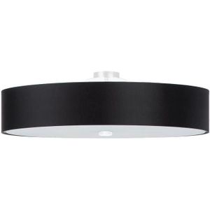 Sollux - Plafond Lamp SKALA 6x E27 / 60W / 230V d. 70 cm zwart