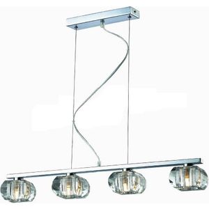 Azzardo AZ0493 - Hanglamp aan koord RUBIC 4xG9/40W/230V