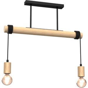 Hanglamp voor Oppervlak Montage VIGA 2xE27/60W/230V hout