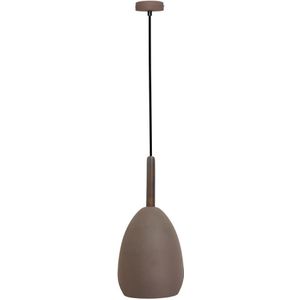 Hanglamp aan een koord FLEN 1xE27/40W/230V diameter 16 cm bruin