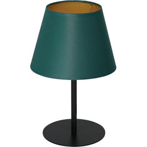 Tafellamp ARDEN 1xE27/60W/230V diameter 20 cm groen/gouden