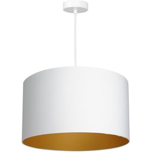 Hanglamp aan een koord ARDEN 1xE27/60W/230V diameter 40 cm wit/gouden