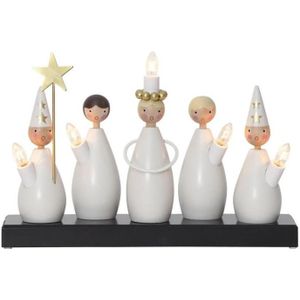 Eglo 410999 - Kerst Kandelaar LUCIAKOR 5xE10/3W/230V