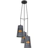 Eglo - Hanglamp aan koord HONEYBOURNE 3x E27 / 60W / 230V