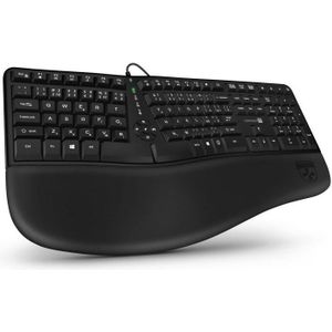 CONNECT IT CKB-2800-CS - Ergonomisch draadloos toetsenbord CZ/SK zwart