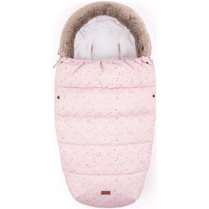 PETITE&MARS - Baby voetenzak 4in1 COMFY Glossy Princess/White roze