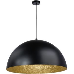 Hanglamp aan een koord SFERA 1xE27/60W/230V diameter 50 cm zwart/gouden