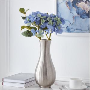 Eglo 421053 - Metalen vaas ABUCAY 28,5x13 cm zilver