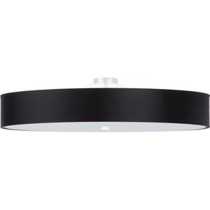Sollux - Plafond Lamp SKALA 6x E27 / 60W / 230V d. 90 cm zwart