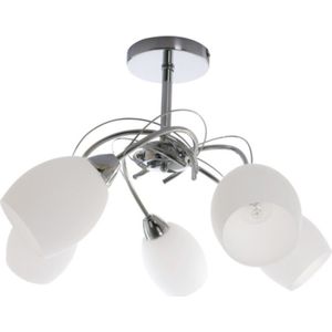 Spot-Light 8280528 - Hanglamp met vaste pendel PISA 5xE27/60W/230V