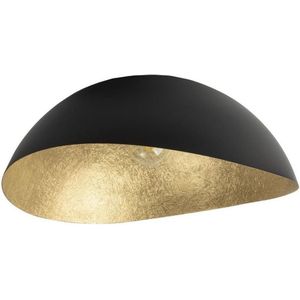 Bevestigde hanglamp SOLARIS 1xE27/60W/230V zwart/goud