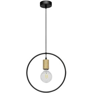 Spot-Light 1650174 - Hanglamp aan koord CARSTEN 1xE27/60W/230V mat eiken