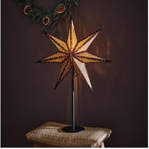 Markslöjd 705796 - Kerst Decoratie GLITTER 1xE14/25W/230V 65 cm brons/zwart