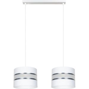 Hanglamp aan koord CORAL 2xE27/60W/230V wit