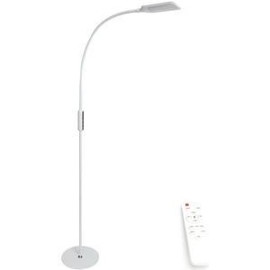 PLATINET PFLU19AW - LED Staand Lamp Op Vloer met Afstandsbedienin - 9 - Wit