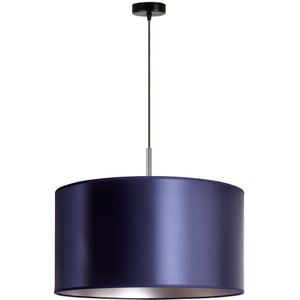 Duolla - Hanglamp aan een koord CANNES 1xE27/15W/230V diameter 45 cm blauw/zilver