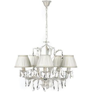 ONLI - Hanglamp aan een ketting KAREN 5xE14/6W/230V wit