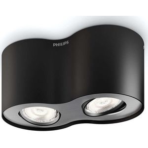 Philips 53302/30/16 - LED Spotlamp PHASE 2x LED / 4,5W / 230V