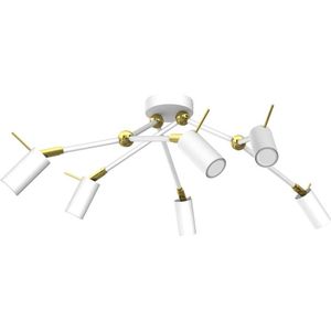Spot IRIS 6xGU10/MR11/40W/230V wit/goud