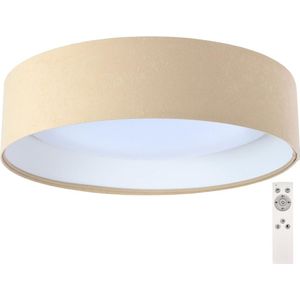 Dimbare LED Plafond Lamp SMART GALAXY LED/24W/230V beige/wit + AB