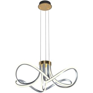 Zuma Line MD5520-4-3BGBDT - LED Hanglamp aan een koord ABRO LED/45W/230V grijs/goud