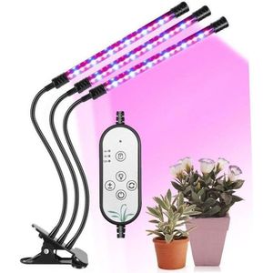 Dimbare LED Tafellamp met clip voor het kweken van planten LED/12W/5V
