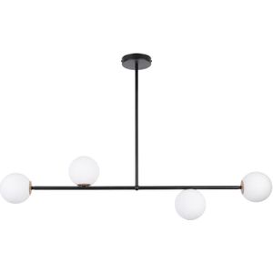 Hanglamp aan een paal GAMA 4xG9/12W/230V zwart