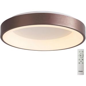 Azzardo AZ4994-Dimbare LED plafondlamp SANTANA LED/80W/230V brown+RC